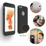 Wholesale iPhone 7 Magic Anti-Gravity Material Case Sticks to Smooth Surface (Black)